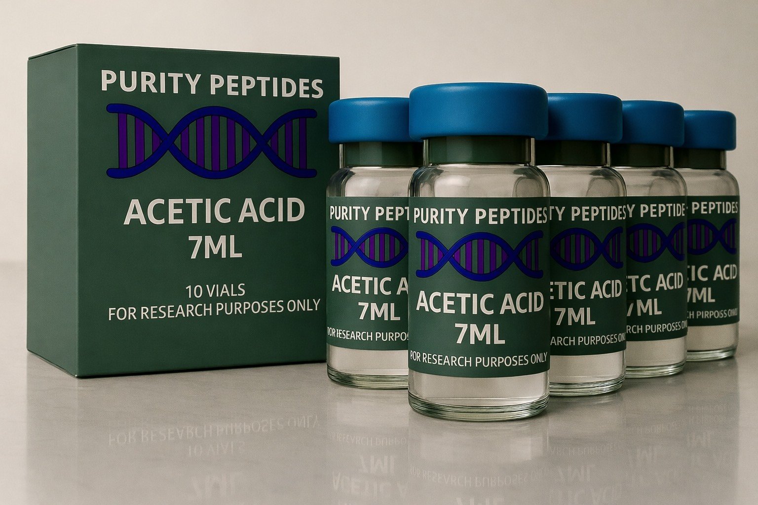 Acetic Acid Solution Box of 10 Vials