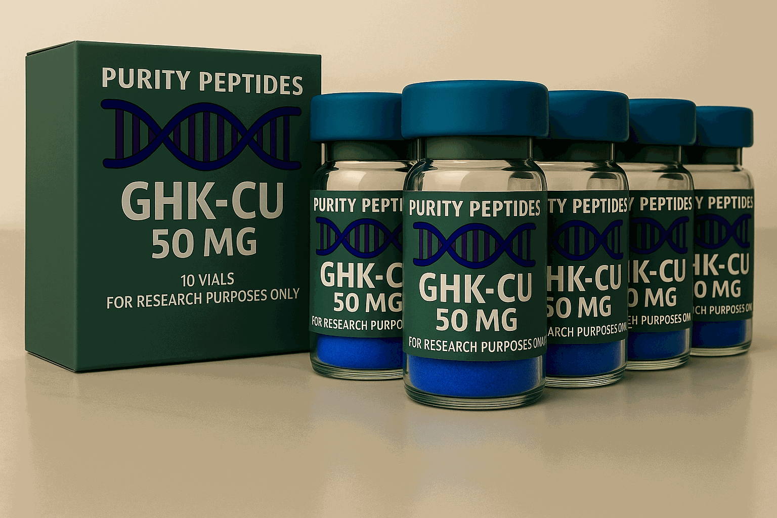 GHK-CU Box of 10 Vials