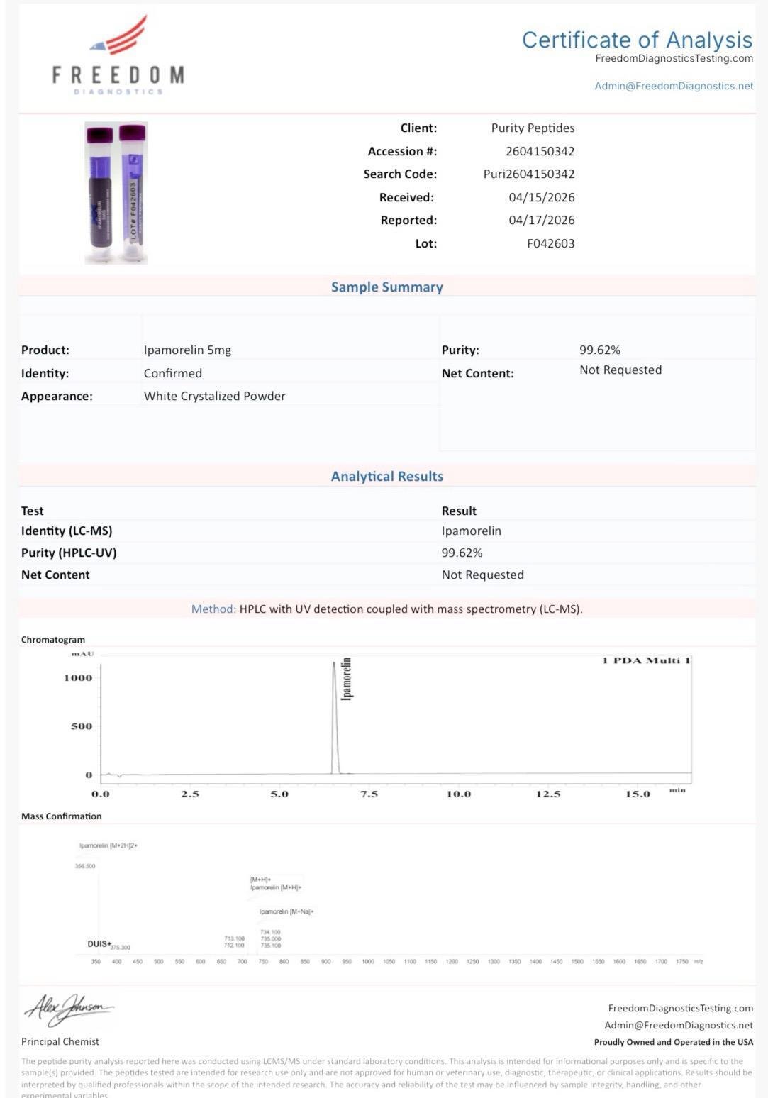 Ipamorelin Box of 10 Vials